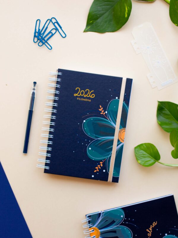 Agenda Filomena Azul Isabel 2026
