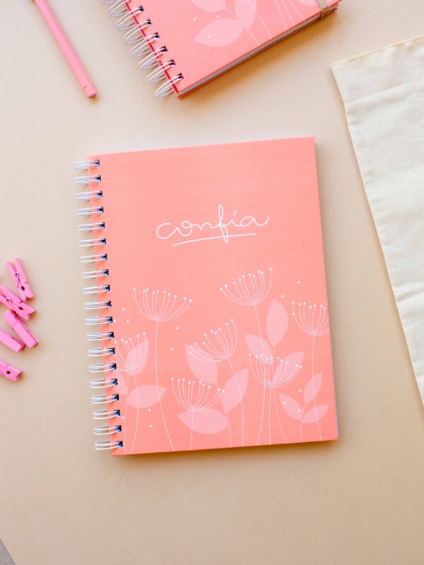 Cuaderno a rayas - Pink