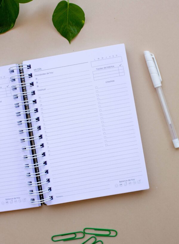 Combo Agenda Filomena Esencial Gris 2026