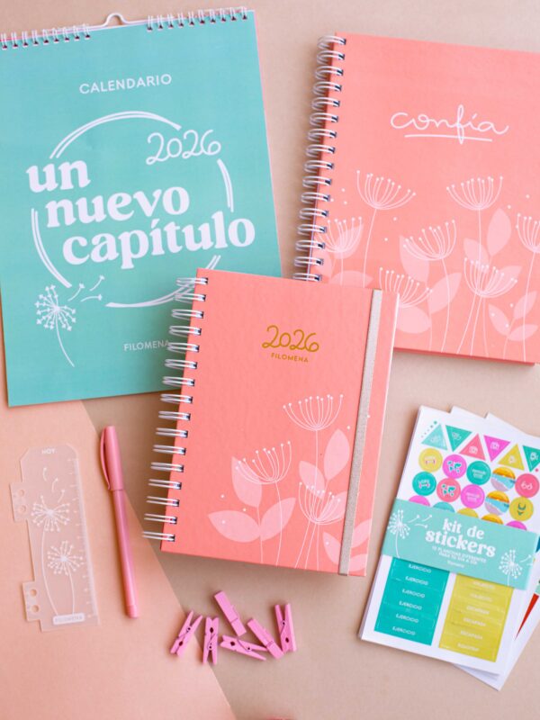 Combo 2 - Pink (Agenda Filomena 2026)