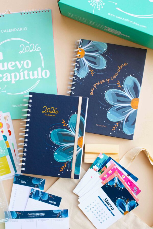 Combo 3 - Azul Isabel (Agenda Filomena 2026)