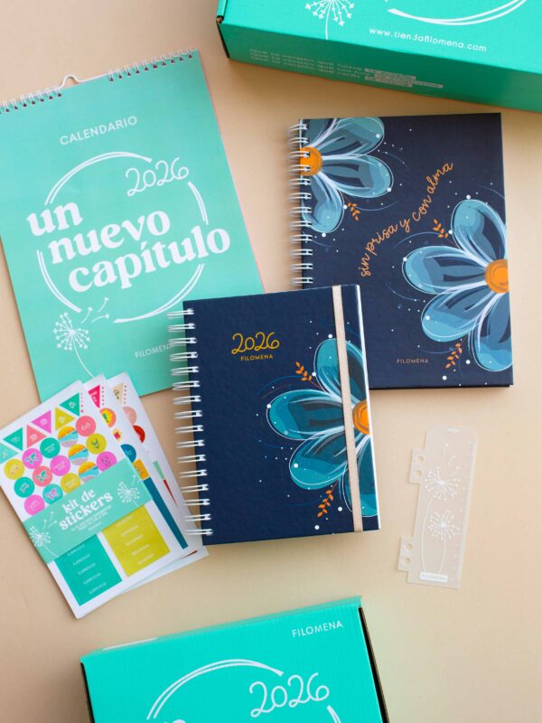 Combo 2 - Azul Isabel (Agenda Filomena 2026)