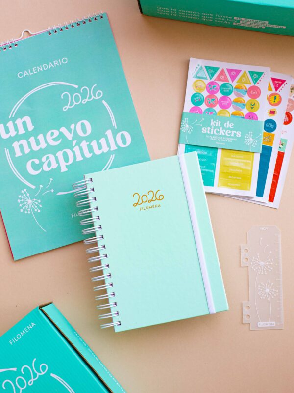 Combo 1 - Mint (Agenda Filomena 2026)